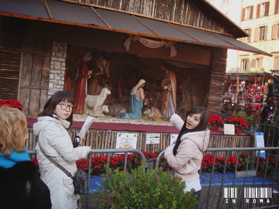 The nativity scene at Piazza Navona, photo 2