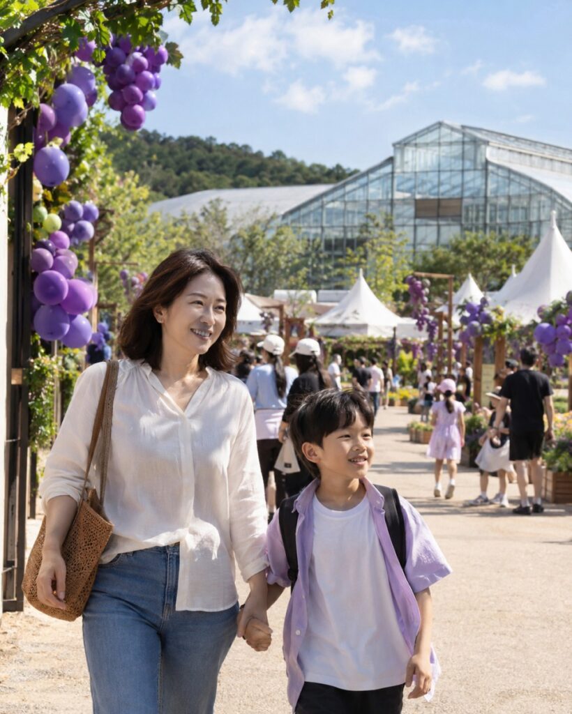 Songsan Grape Festival at Hwaseong Eco Farm Theme Park