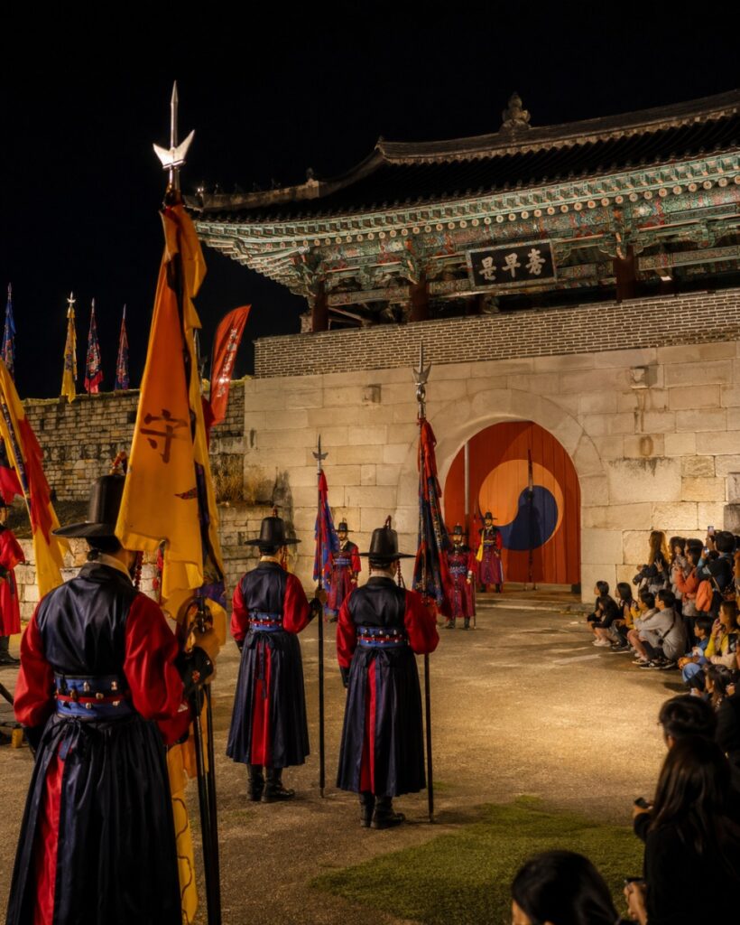 Jinju Heritage Night Tour information board