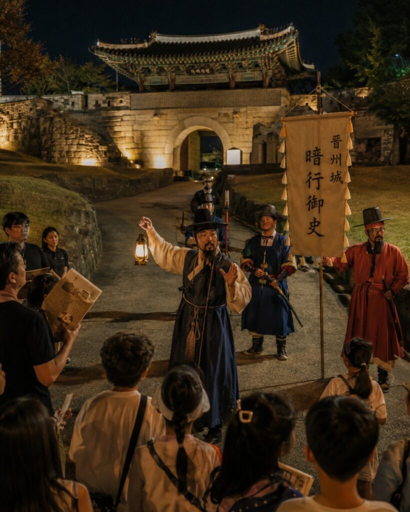 Theatrical walking tour of Jinjuseong Fortress