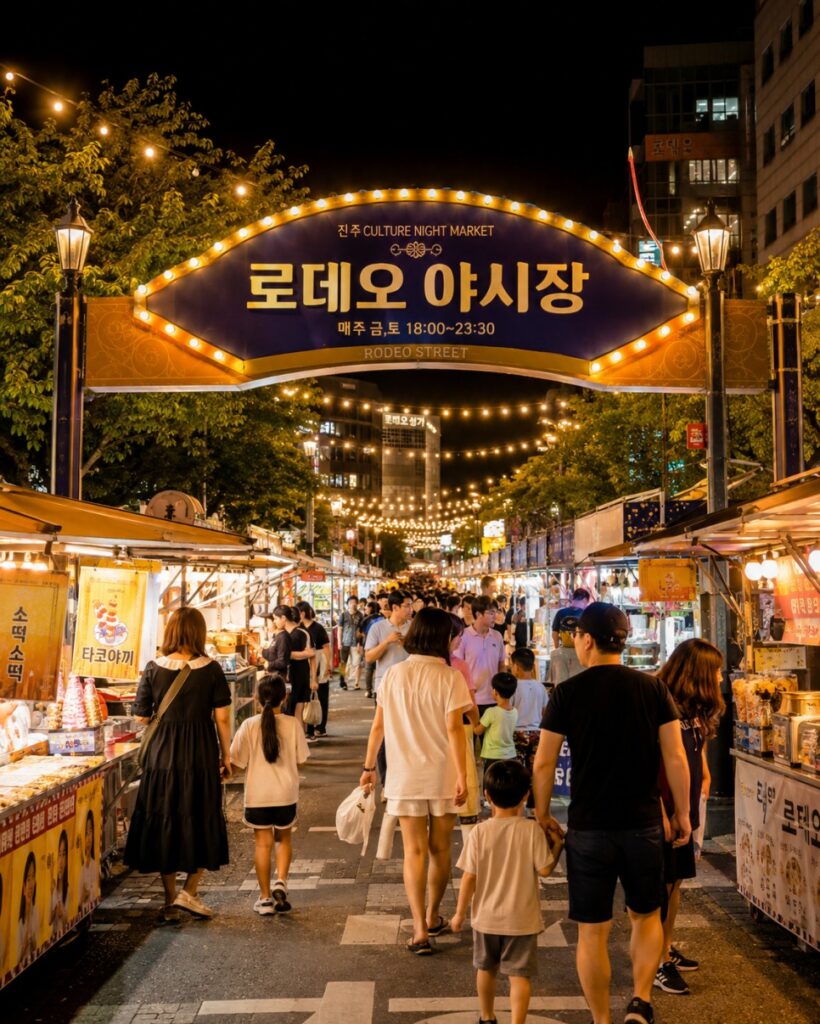 Rodeo Street night market food zone