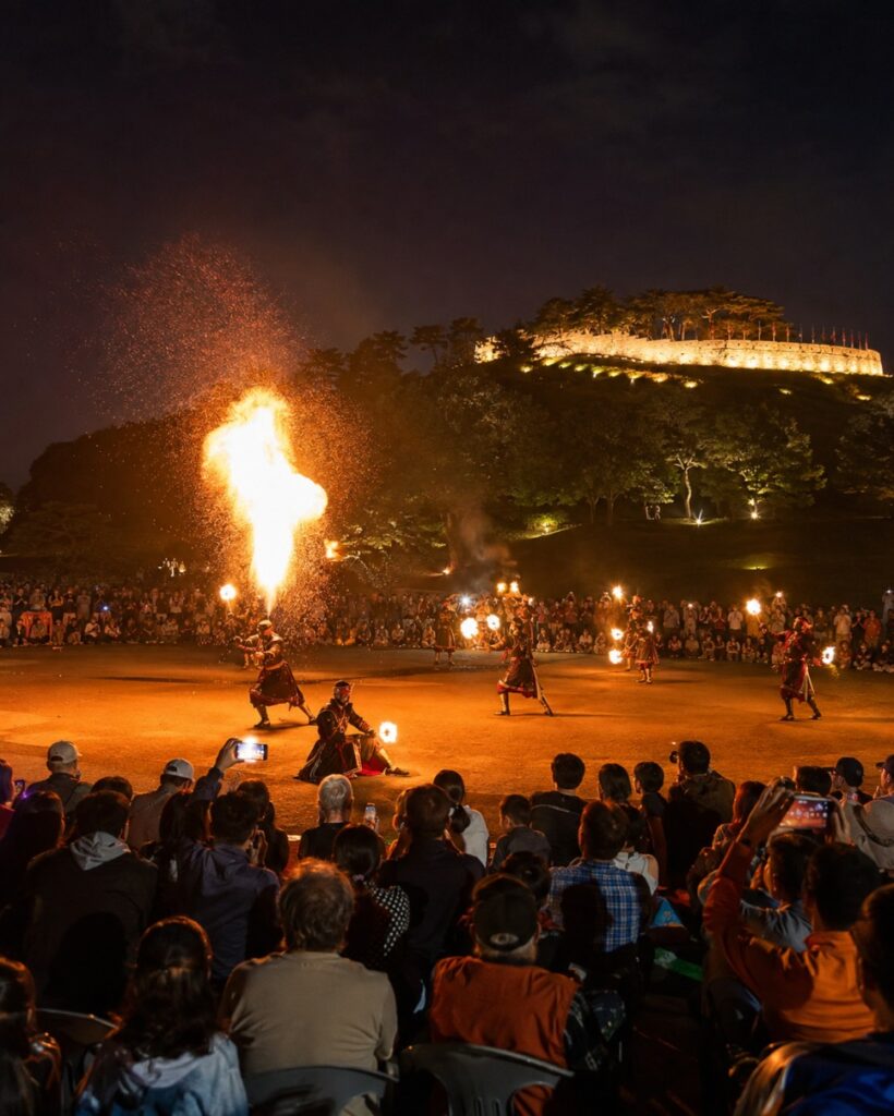 Fire goblin performance and candlelight concert