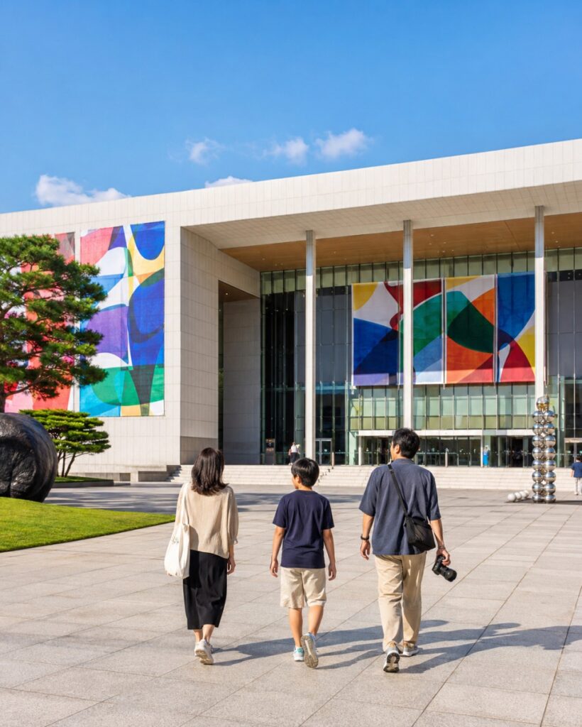 Gwangju Biennale exhibition hall entrance