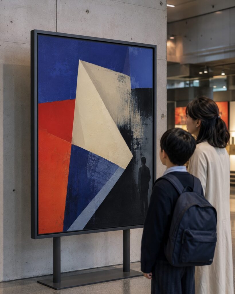 Gwangju Biennale opening hours board