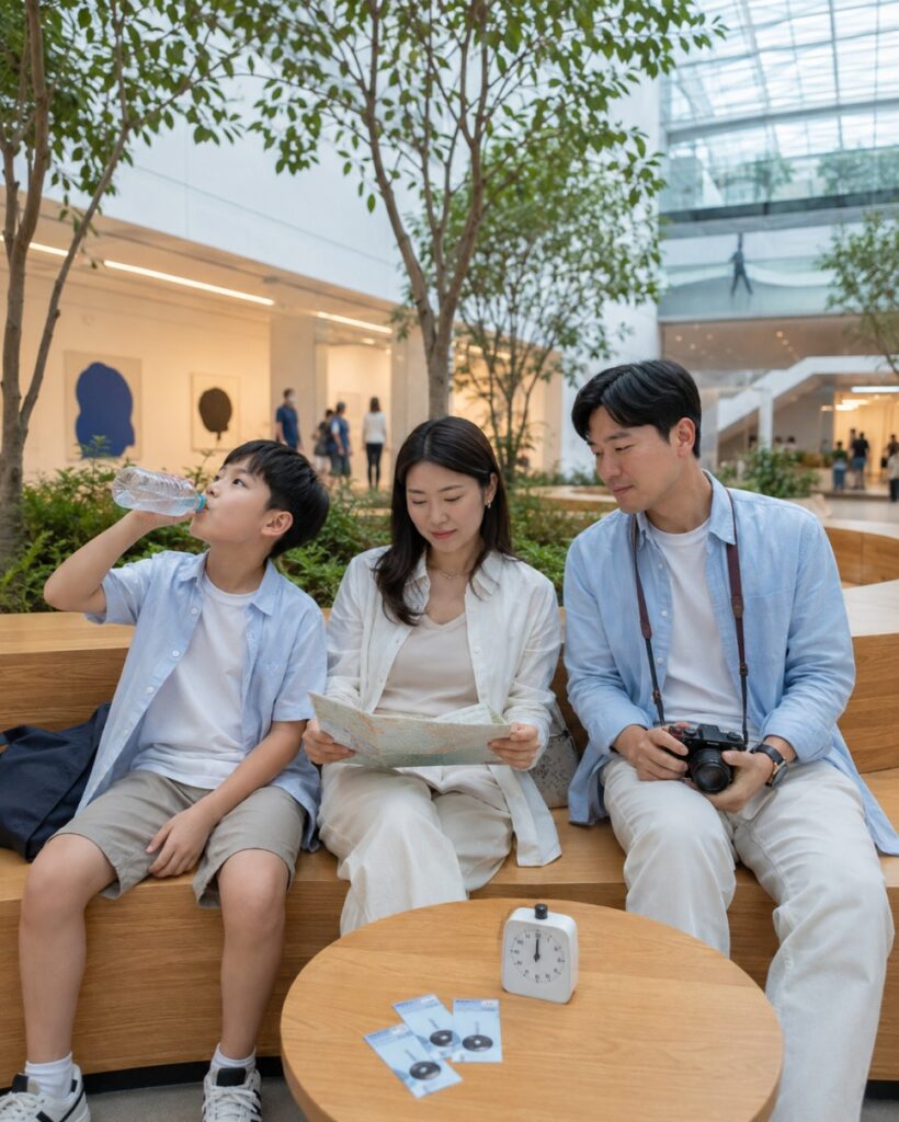 Café inside the Gwangju Biennale Exhibition Hall
