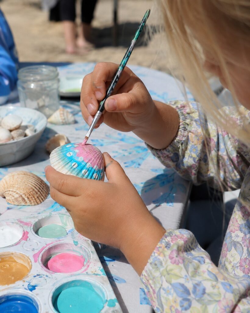 Sea art activities and ecology science hall