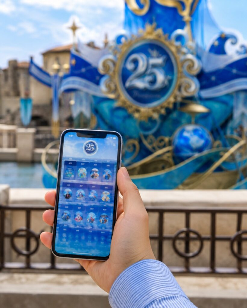 Tokyo DisneySea 25th anniversary decorations