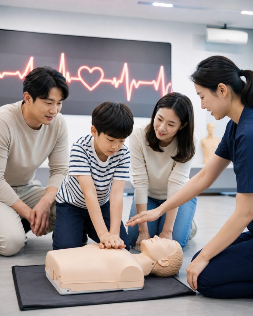 Earthquake simulator at Taebaek 365 Safe Town