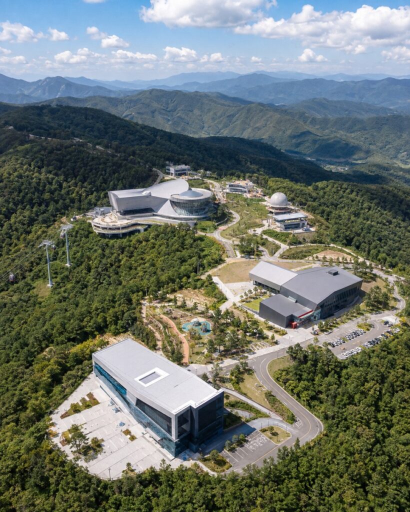 Taebaek mountain scenery