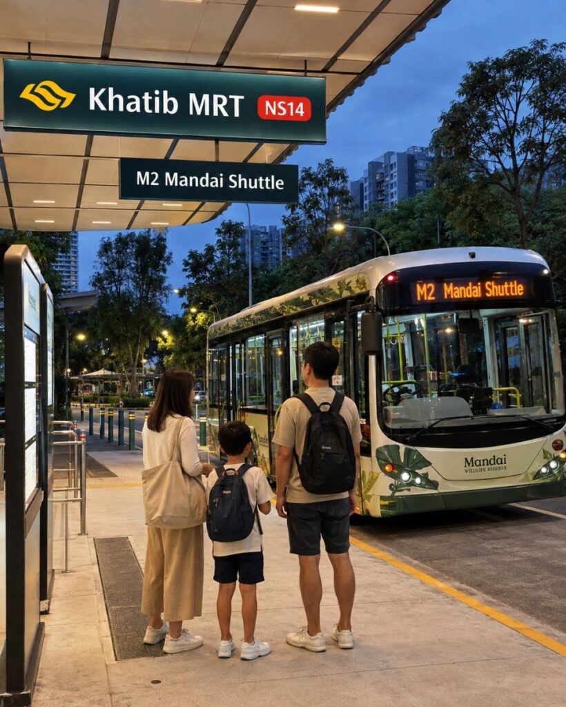 Mandai Khatib shuttle bus